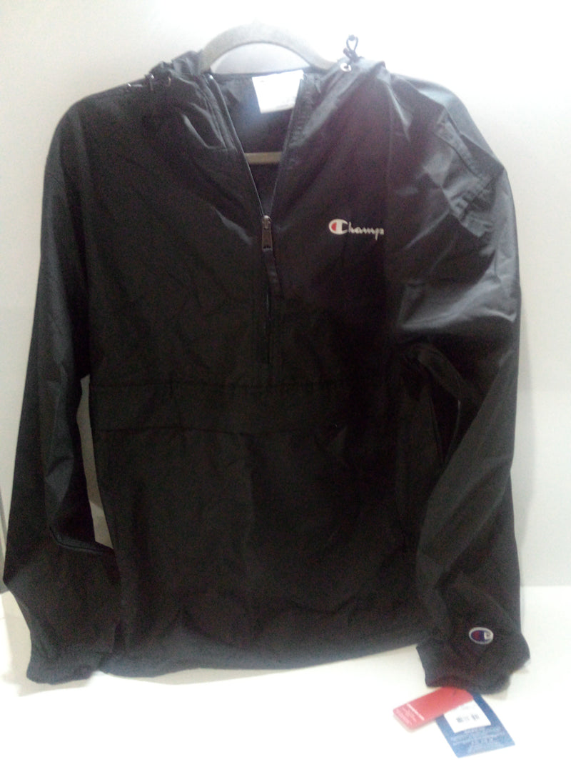 Champion Men Stadium Water Resistant Jacket Color Black Small Size Small Jacket