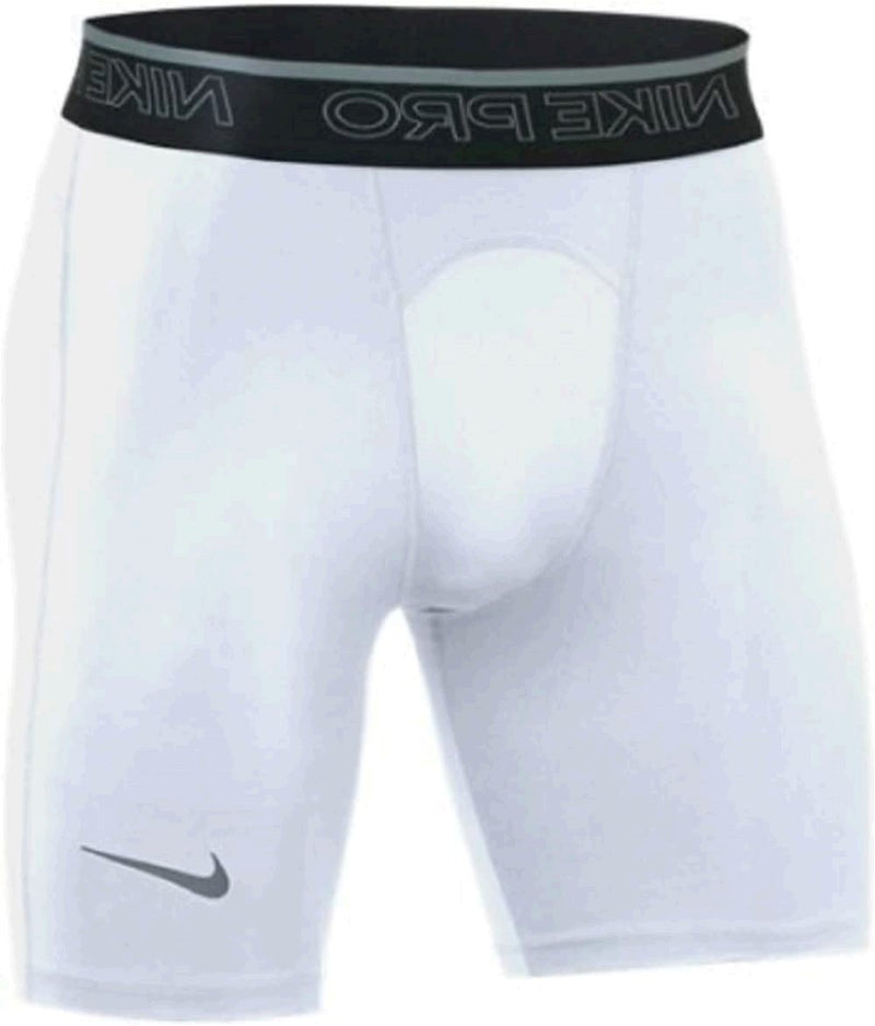 Nike Mens Pro Training Compression Shorts White Size Medium