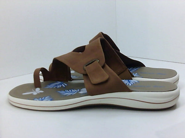 Easy Street Womens SLIDE SANDAL Open Toe Casual Flat Sandals Size 12