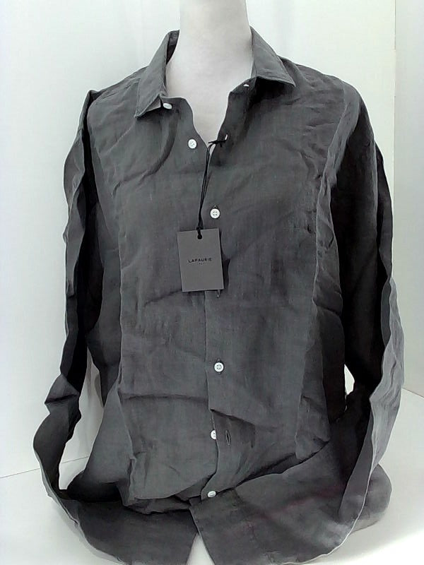 Lafaurie Mens Bartolomeo Regular Long Sleeve Dress Shirt Size XLarge Grey