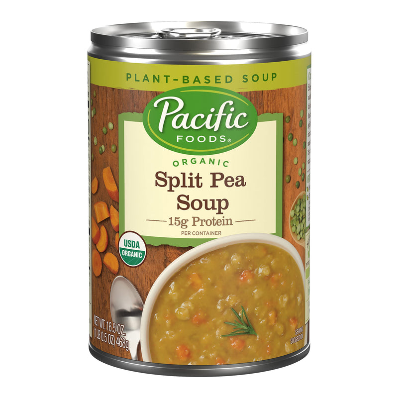 Pacific Foods Organic Split Pea 16.5 Ounce Cana