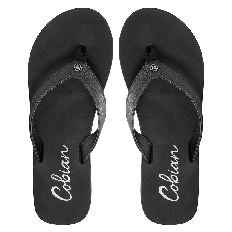Cobian Womens Sandal Skinny Bounce Flip Flop Black 9 Pair Of Shoes
