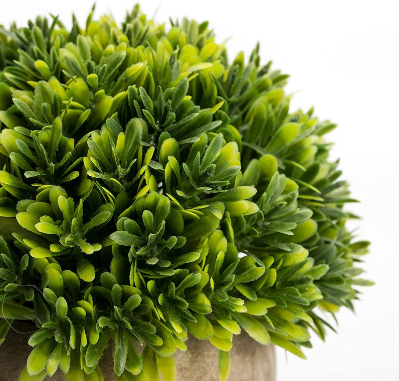 Mini Plastic Plants Fake Melaleuca Grass with Pots Home Decor Green