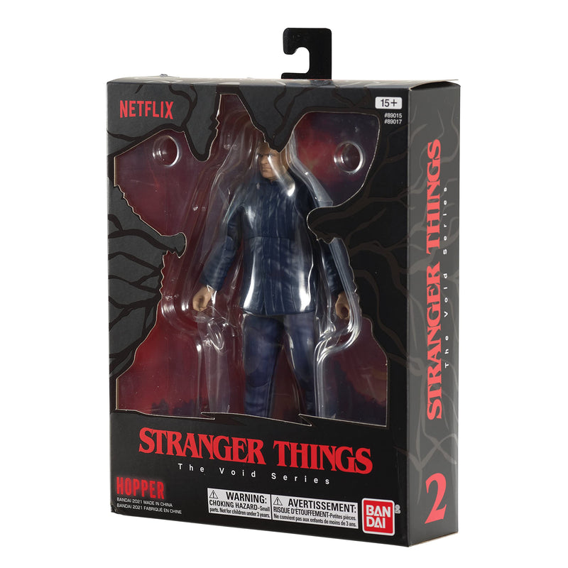 Bandai Stranger Things 6 Inch Hawkins Figure Collection Hopper Season 4