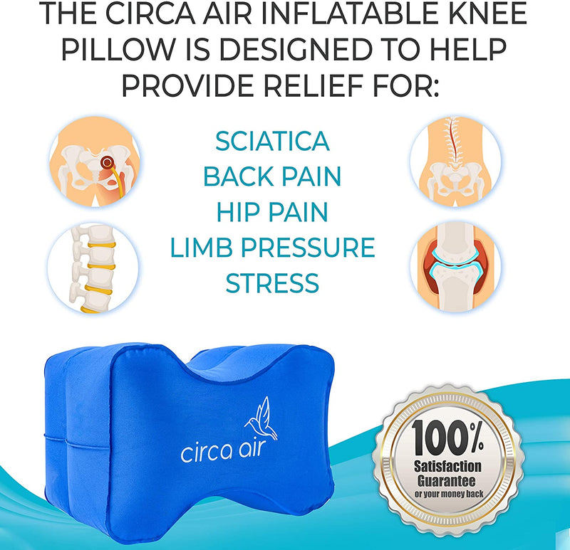 Circa Air Inflatable Knee Pillow for Side Sleepers