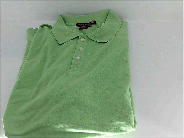 Harriton Womens Polo Regular Short Sleeve Polo Color Light Green Size XXLarge Tops