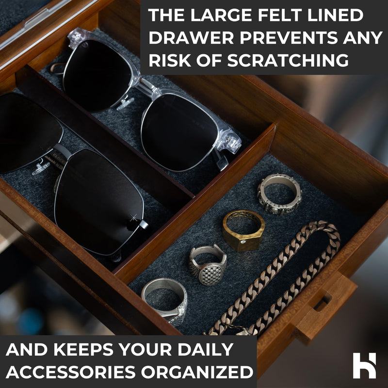 Holme & Hadfield Premium Sunglasses Organizer Display Stand for Multiple Glasses