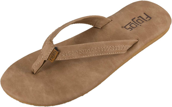 Flojos Women's Claire Flip Flops 6 Tan Size 6 Pair Of Shoes