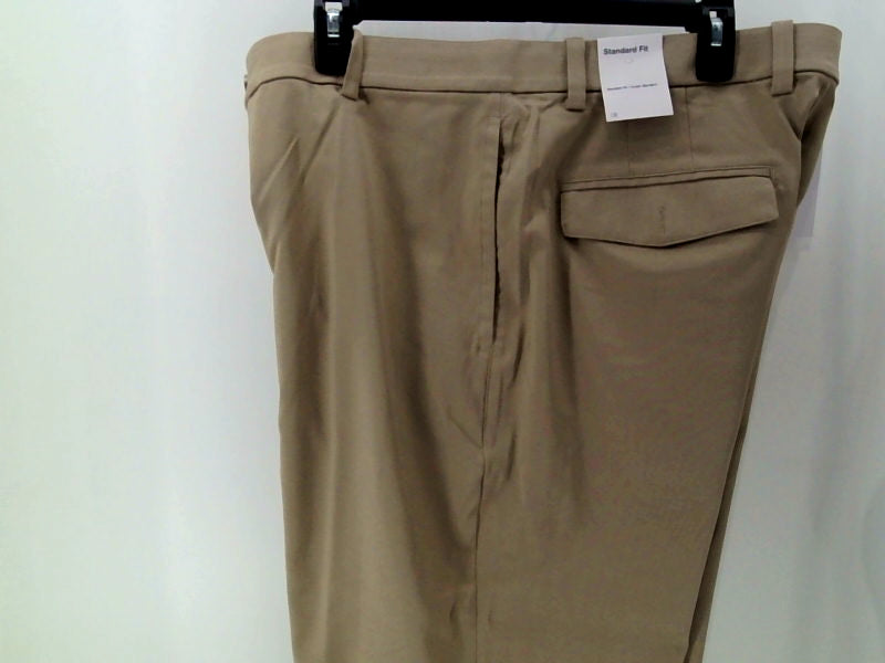 Nike Mens Flex Core Pants Regular Zipper Dress Pants Size Large Khaki