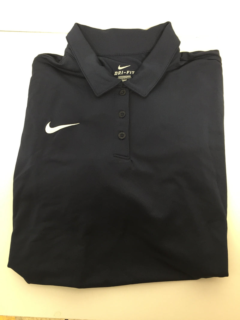 Nike Men Size X-Large Navy Ls Polo Ii Dri Fit T-Shirt