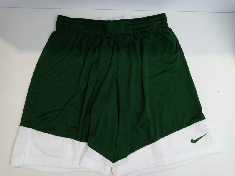 Nike Women's Size Large Green White Bsktbll Shorts