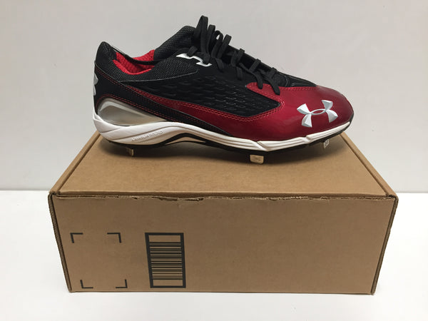 UNDER ARMOUR Men SIZE 11 BLK/RED NATURAL  II LOW Pair of shoes