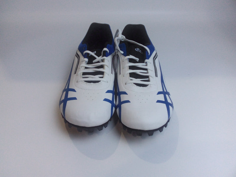 Asics Men Size 11 White Black Blue Hypersprint 5 Pair Of Shoes