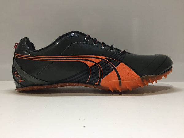 Puma Men Size 12 Steel Gray Orange Black Pair Of Shoes