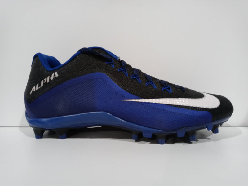 Nike Men Size 12.5 Black Blue Alpha Pro Pair Of Shoes