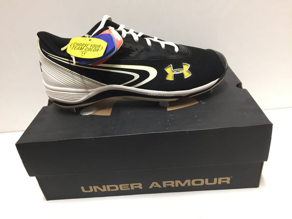 UNDER ARMOUR MEN SIZE 11 BLK WHT IGNIT III LOW ST Pair of Shoes