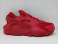 Nike Men Size 7.5 Varsity Red Air Huarache Pair Of Shoes