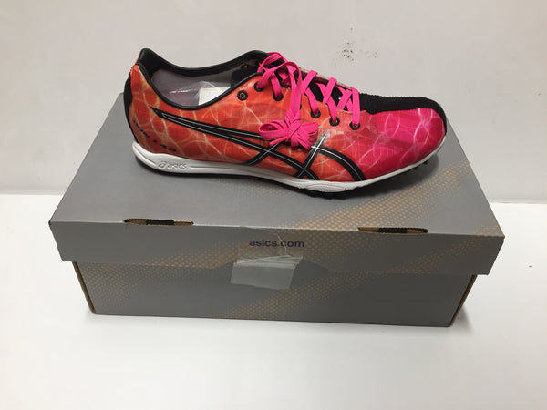 Asics Men Size 6 Knockout Pink/black/fieryflame Pair Of Shoes
