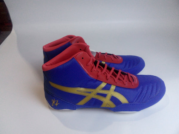 Asics Men Jb Color Jet Blue Olympic Gold Red Size 12 Pair Of Shoes