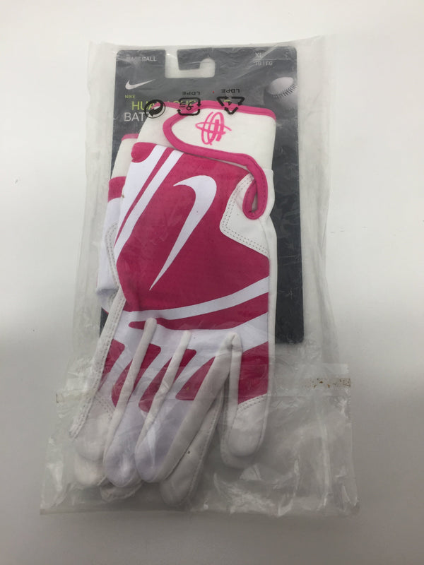 Nike Women Size XLarge White Huarache Edge Bg Wh Gloves
