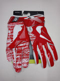 Ike Men Size Small Red White Youth Vapor Jet 4.0 Gloves