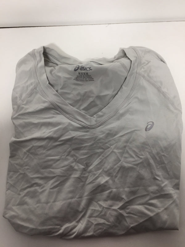 Asisc Women Size Medium Grey Asx Dry Ss T-shirt