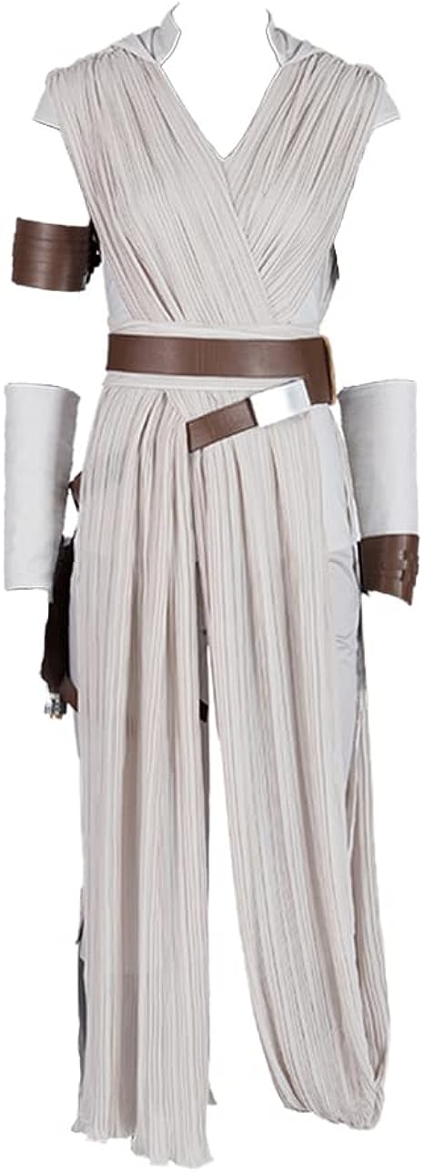 Adult Rey Cosplay Costume Rise of Skywalker Warrior Suit Costume XLarge