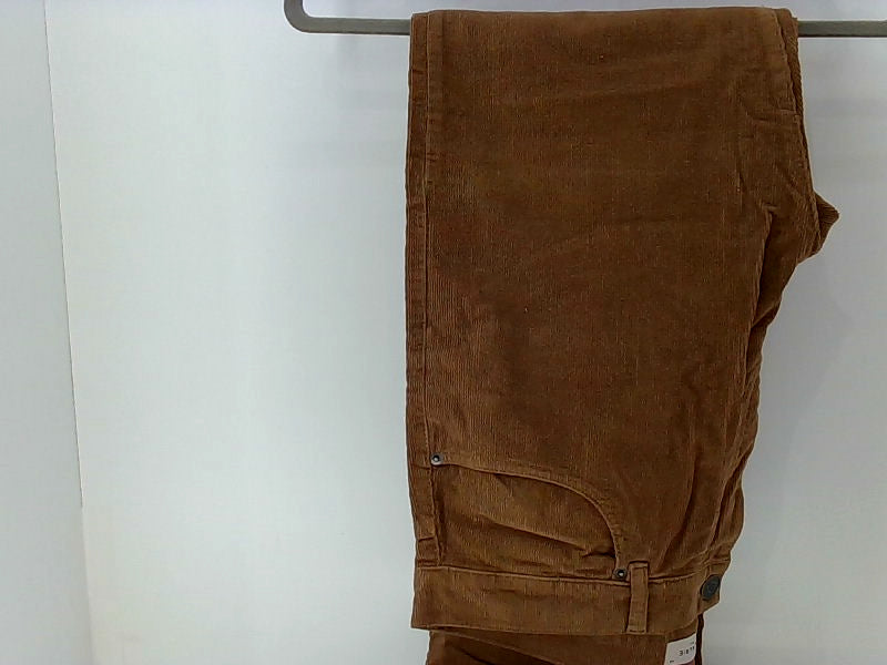 Lafaurie Mens Cassius Pants Regular Zipper Casual Pants Size 42 Gold