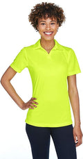 UltraClub Women's Cool & Dry Sport Interlock Polo Yellow SIZE Medium T-Shirts