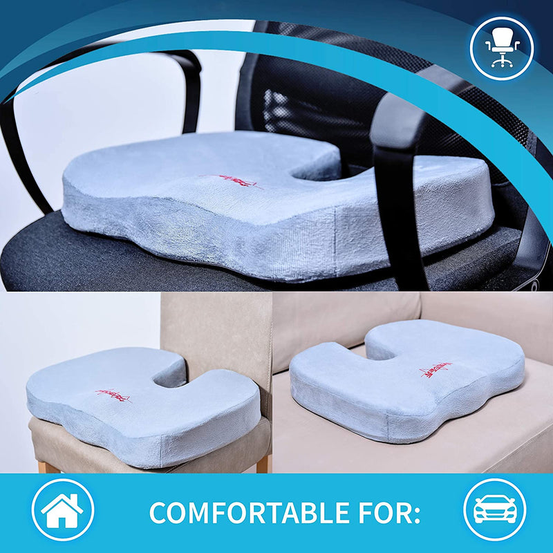 LILLYZEN Donut Pillow for Tailbone Pain Relief Memory Foam SEAT