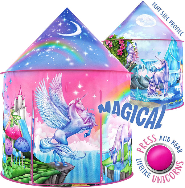 Kids Play Pop Up Tent Unicorn With Sound 40 Inch X 51 Inch