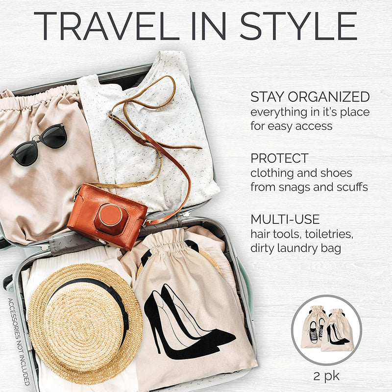 Suitcase Organizer Bags Set 2 Pack