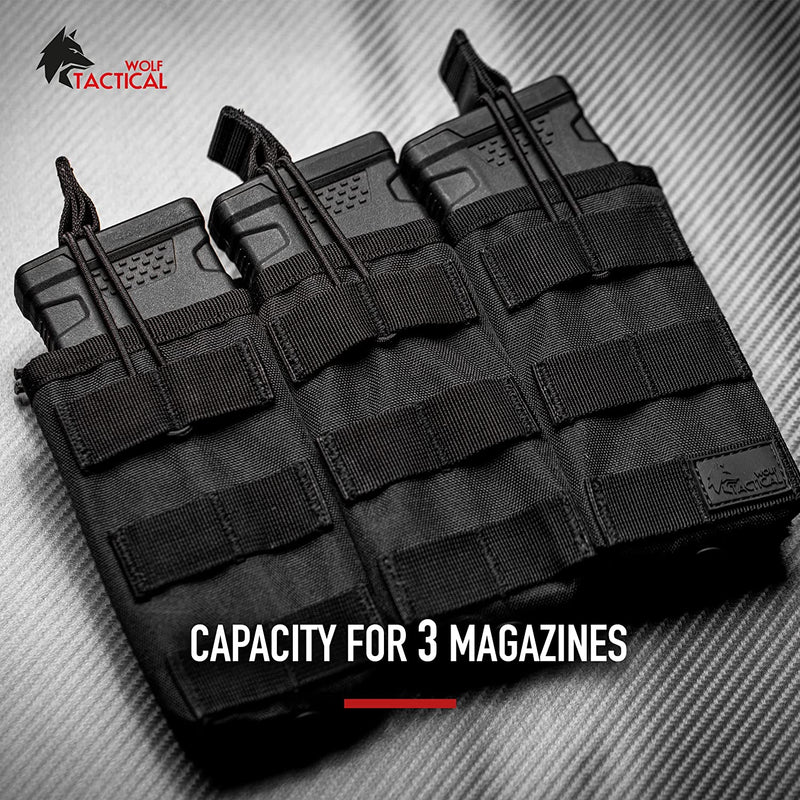 WOLF TACTICAL Molle Mag Pouch - Open Top Magazine Holder