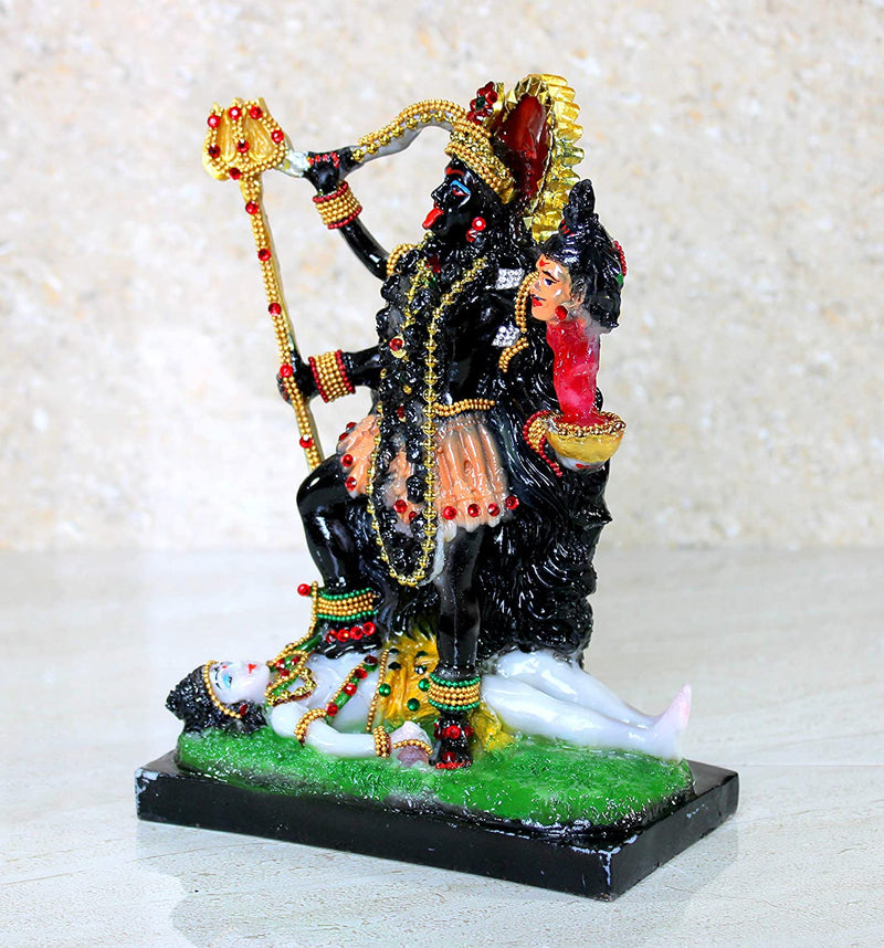 eSplanade Resin Kali MATA Murti Idol Statue Sculpture 8.5" Inch