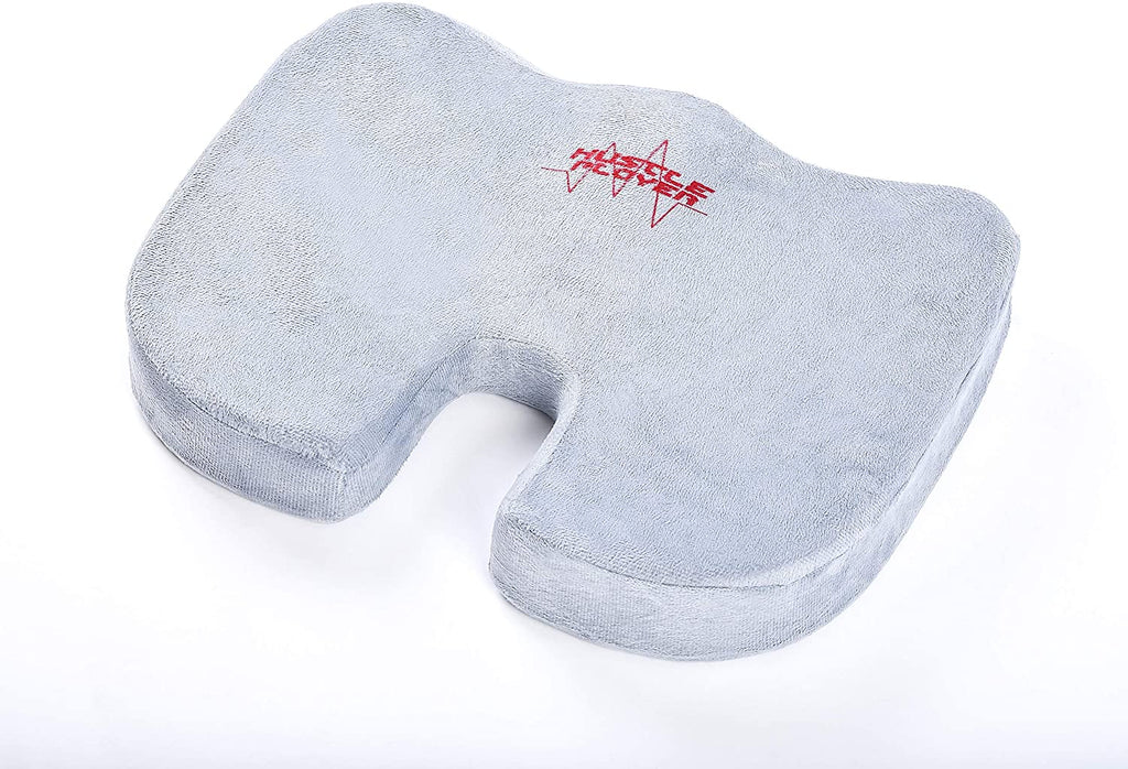 Orthopedic Memory Foam Seat Cushion with Supporting Neck Pillow