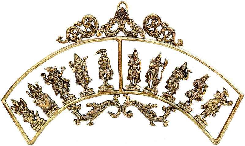 Esplanade Brass Vishnu Dashavatar Dashavatara Dasavatharam