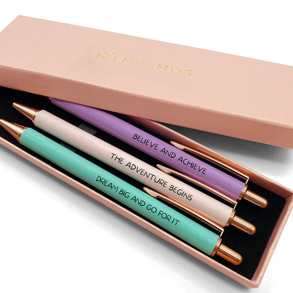 MESMOS 3pk Fancy Pen Set, College Graduation Gift for Her 2023, Cool High School Graduation Gifts for Girls, Masters Degree Graduation Gifts for Women, Graduation Favors, Graduate Gifts, Grad Gifts