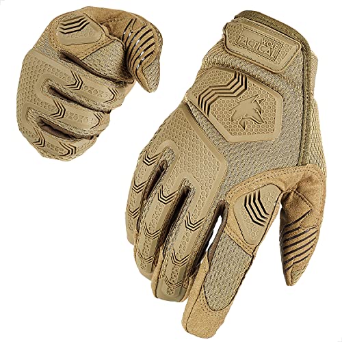 WOLF TACTICAL Shooting Gloves Tactical Gloves for Men Military Gloves Medium
