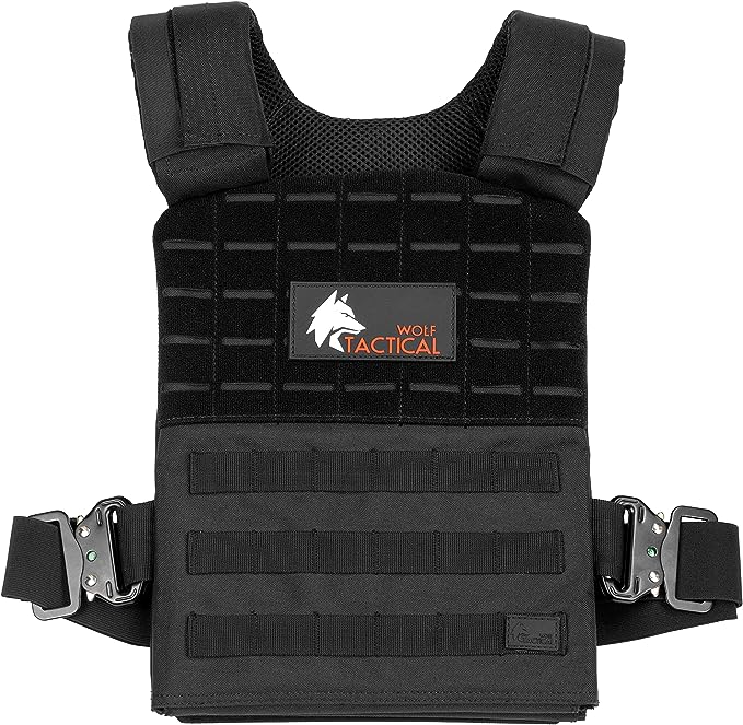 WOLF TACTICAL Quick-Release Weighted Vest for Men Workout Vest