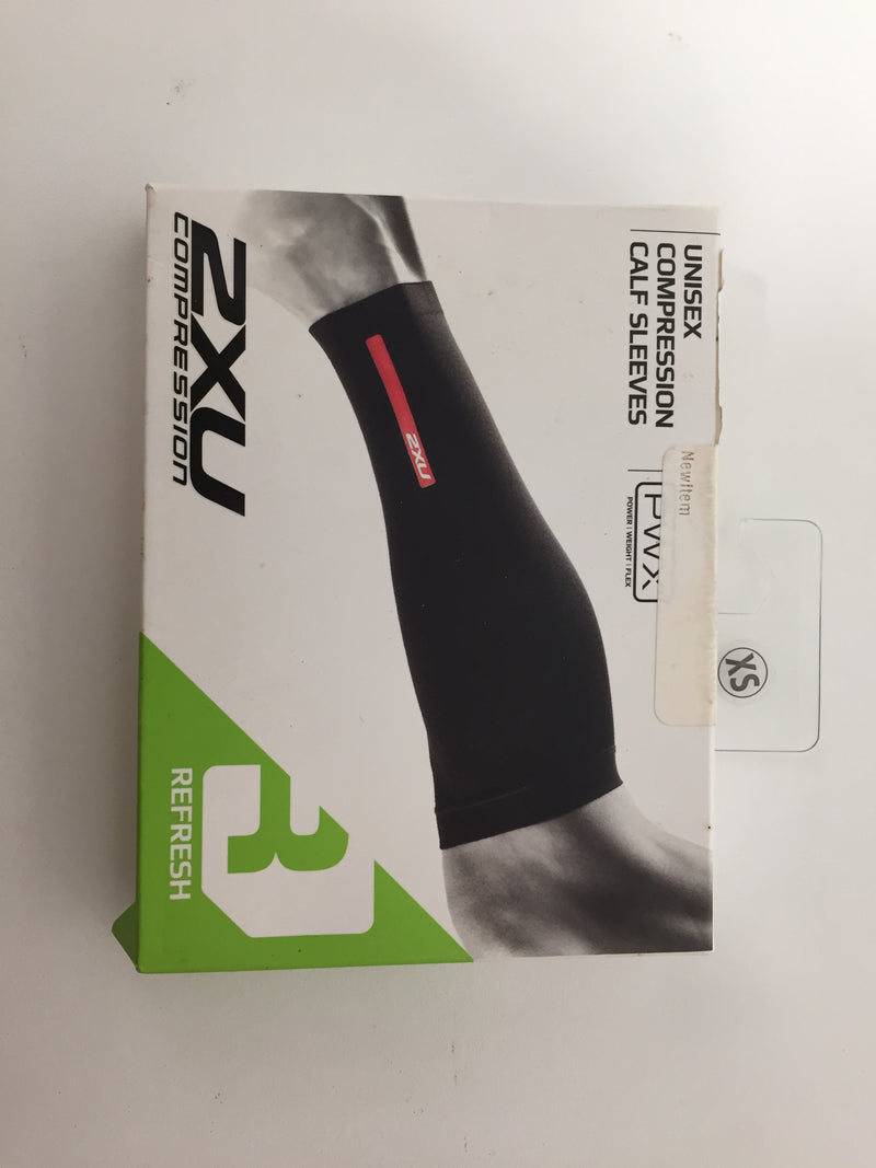 2xu Unisex XSmall Black Compression Calf Sleeves