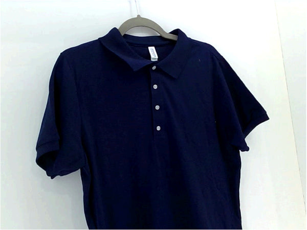 Jerzees Womens Polo Regular Short Sleeve Polo Color Navy Blue Size Large Tops