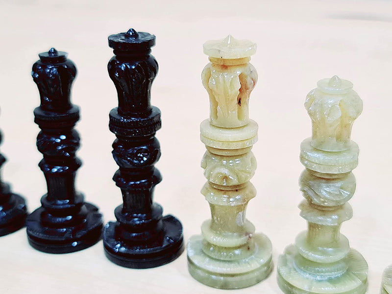 Stonkraft Marble Stone Chess Pieces Chessmen Chess Coins 2.5 Inch King