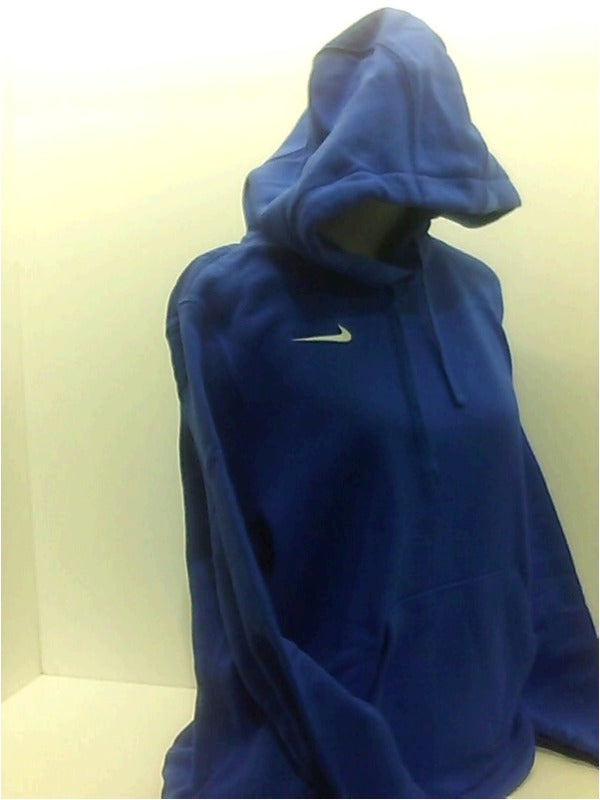Nike Club Fleece Pullover Hoodie Royal Size Large