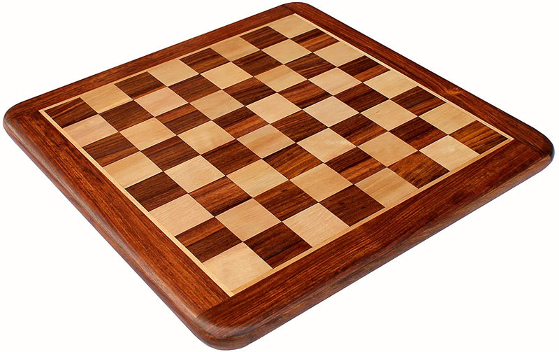 StonKraft Wooden Chess Board Without Pieces 21x21 Acacia wood