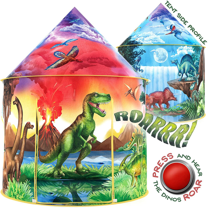 Kids Play Pop Up Tent Dinosaur With Sound 40 inch x 51 inch