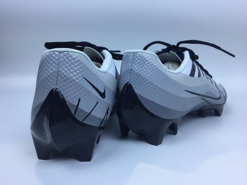 Nike Vapor Edge Speed 360 White Grey Black Football Cleats Size 10.5 Pair Of Shoes