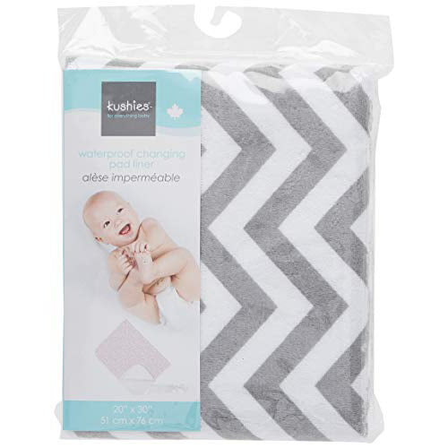 Kushies Baby Deluxe Change Pad Terry Grey