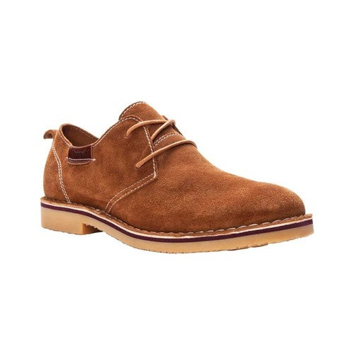 Men's Men's Finn Oxford, Plain Toe - Suede Shoes by Propet Size 9 M (D)