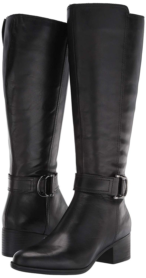 Naturalizer Womens Kelso Almond Toe Knee High Boots Fashion Boots Size 6