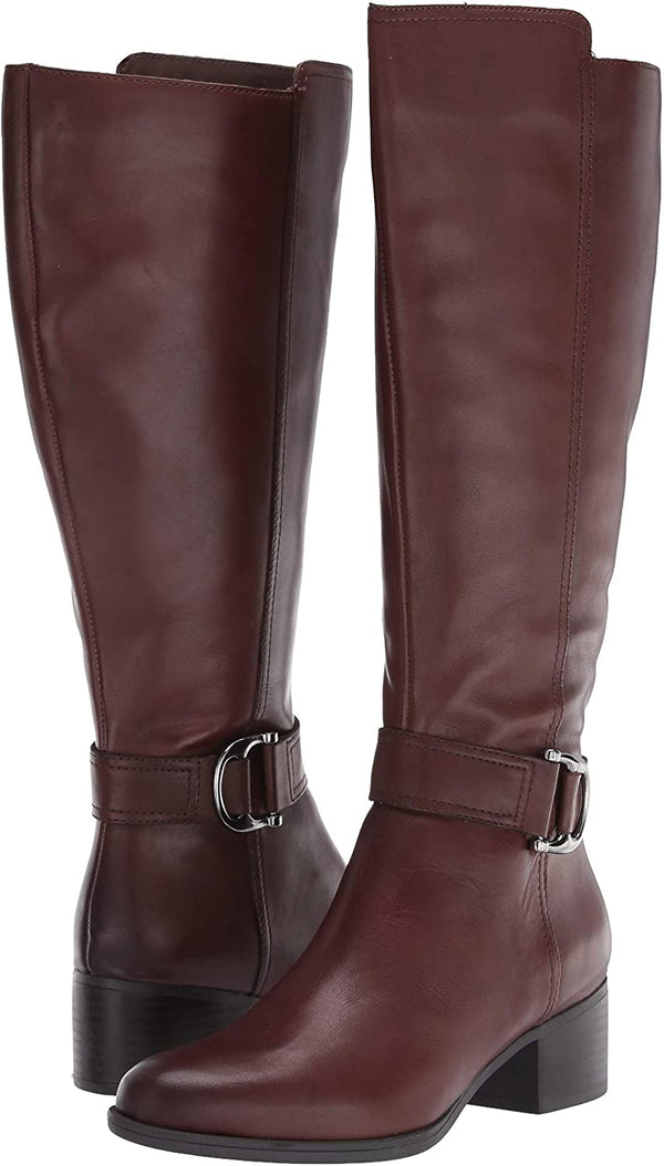 Naturalizer Womens Kelso Almond Toe Knee High Boots Fashion Boots Size 9.5